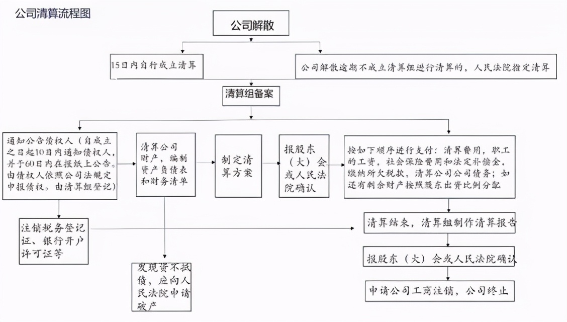 公司清算的详细流程(公司自行清算的程序有哪些)