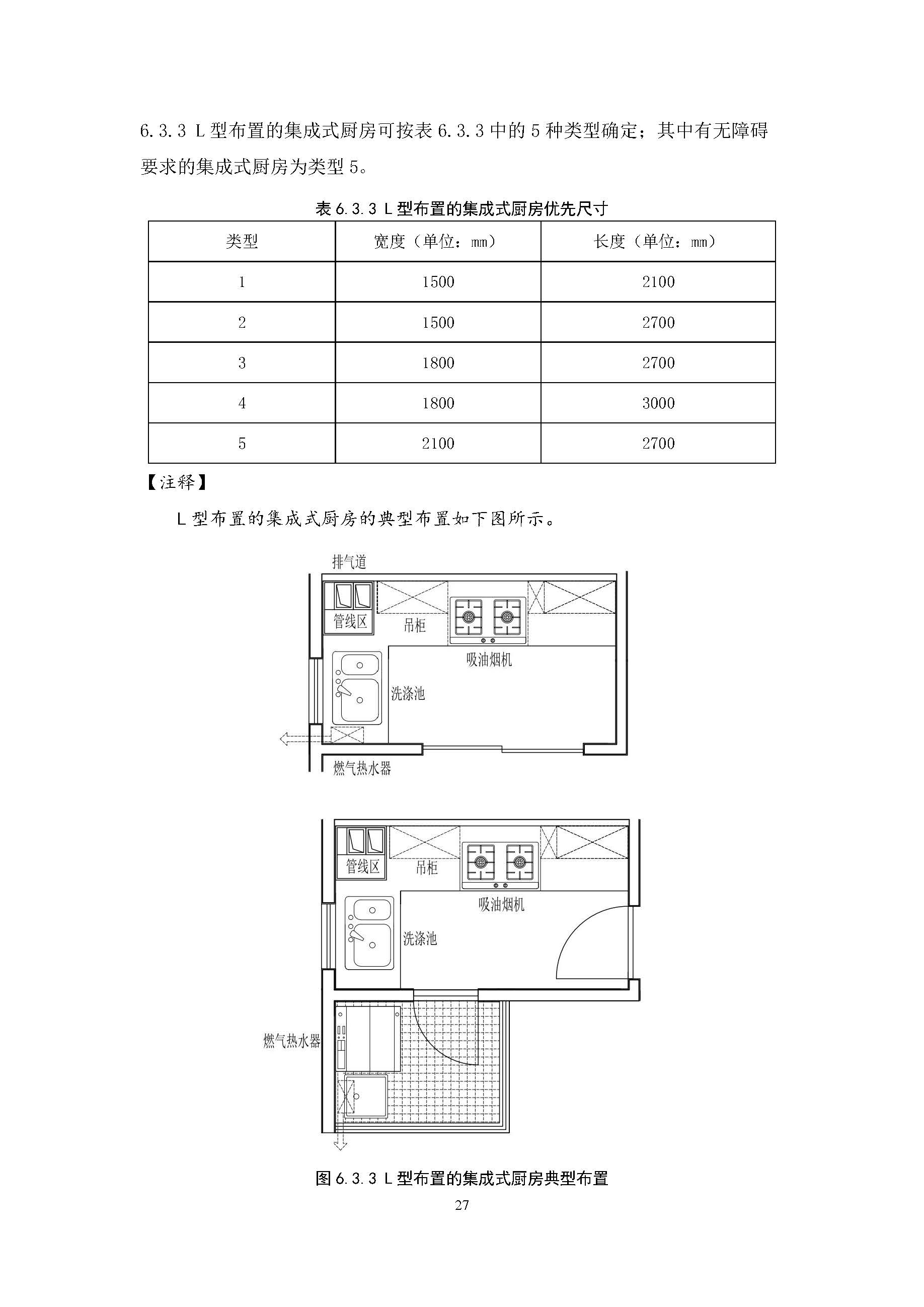 住宅装配化装修主要部品部件尺寸指南标准